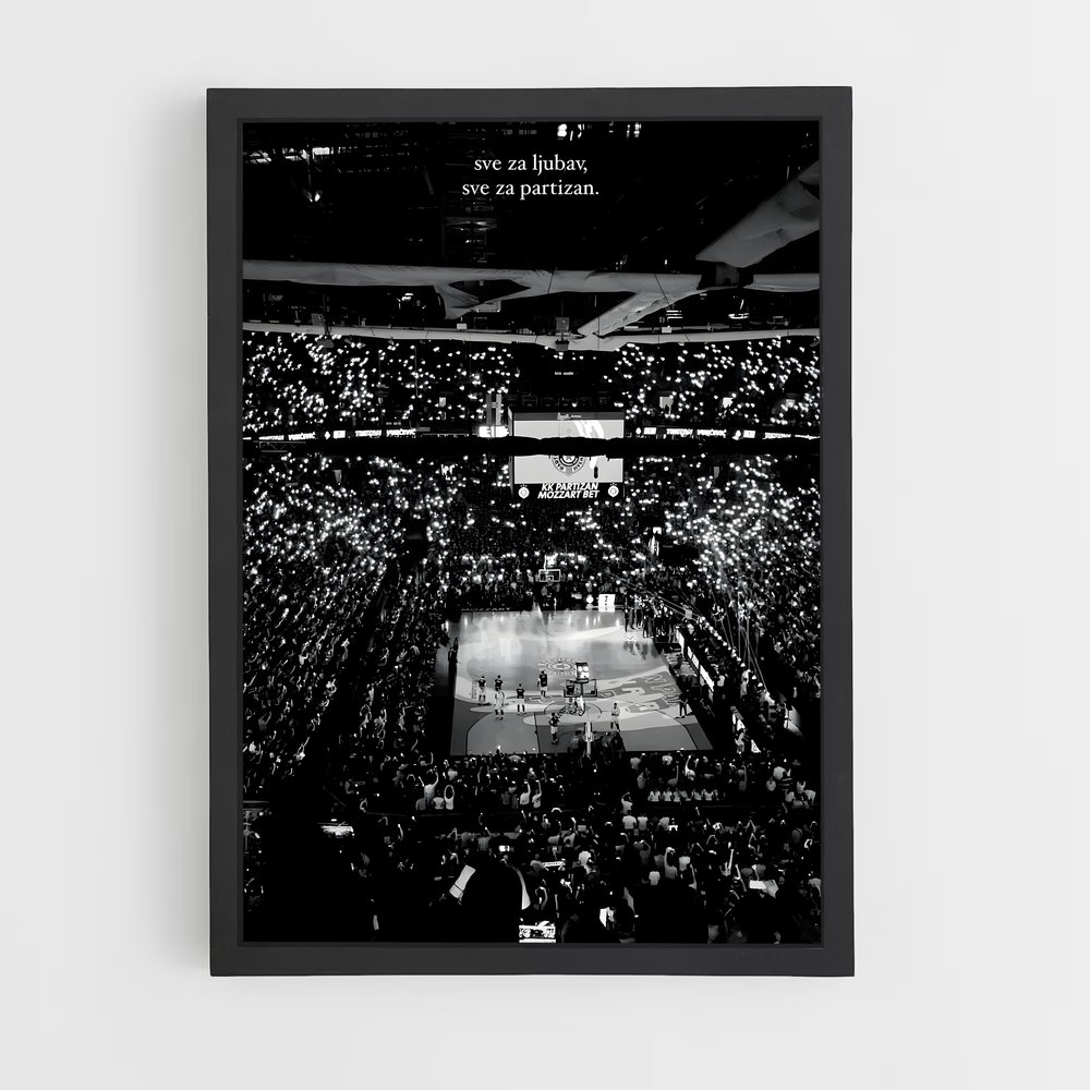 Poster L'Esprit de Partizan – affiche Basketball (vue 2)